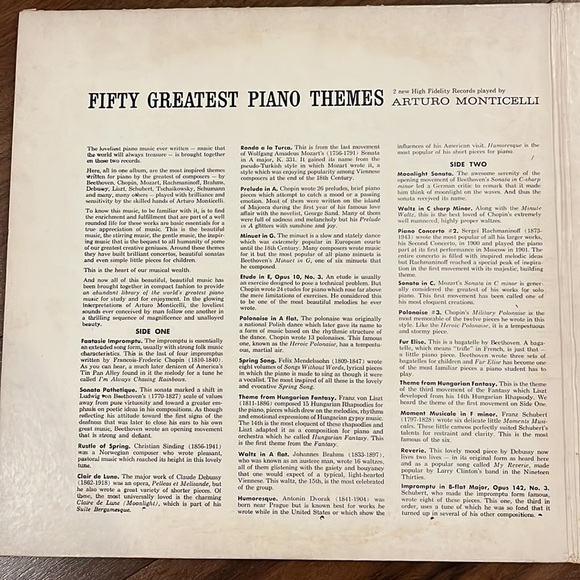 Fifty Greatest Piano Themes: A most exciting adventure in music appreciation - Picture 2 of 8